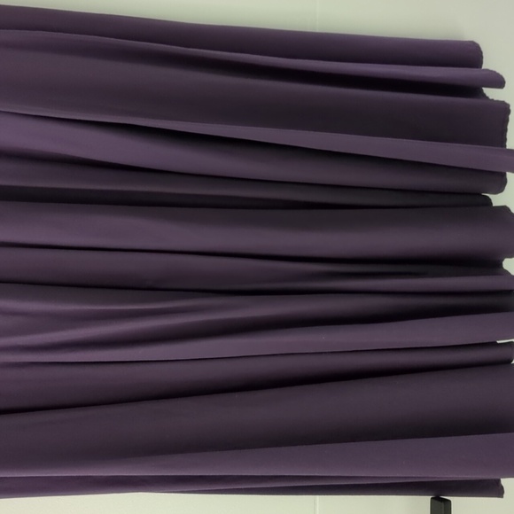 Made in Italy Fit & Flare Purple YTK Lavia Minimalist Office Career Midi Dress - Picture 3 of 10